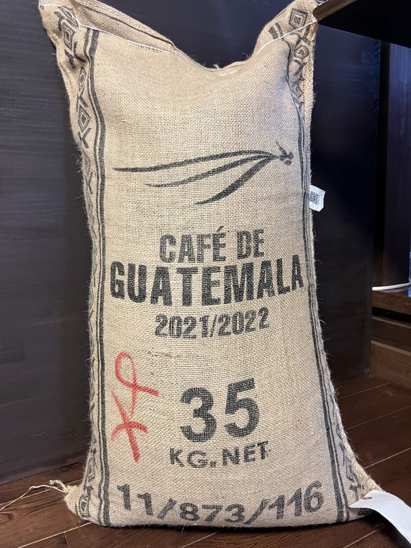 グアテマラのコーヒー豆麻袋