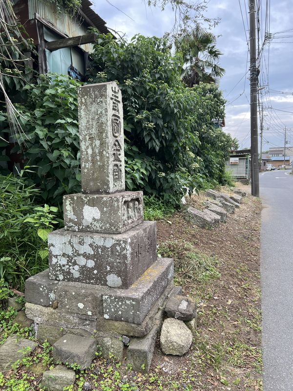 篆書体の文字庚申塔｜春日部市西金野井