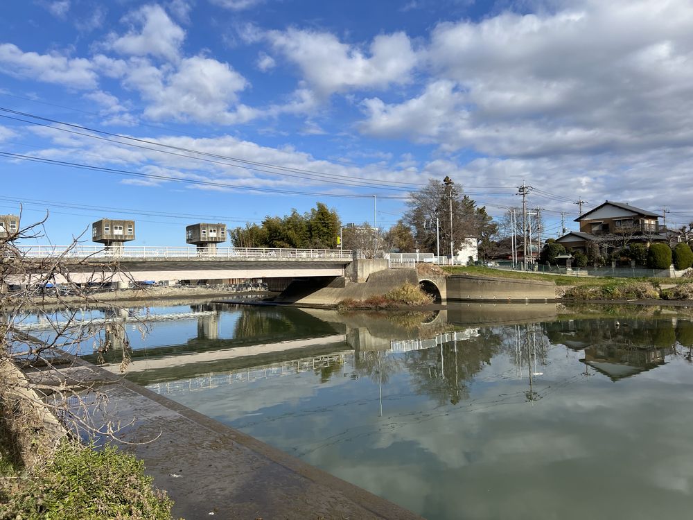 古利根堰と寿橋