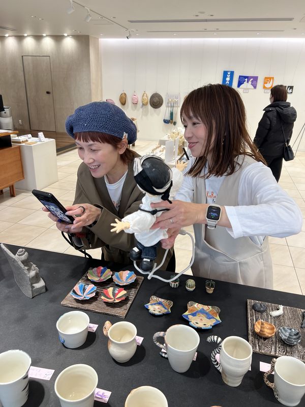インスタライブ中