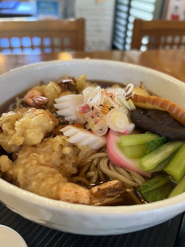 小えび天そば｜越谷朝日屋